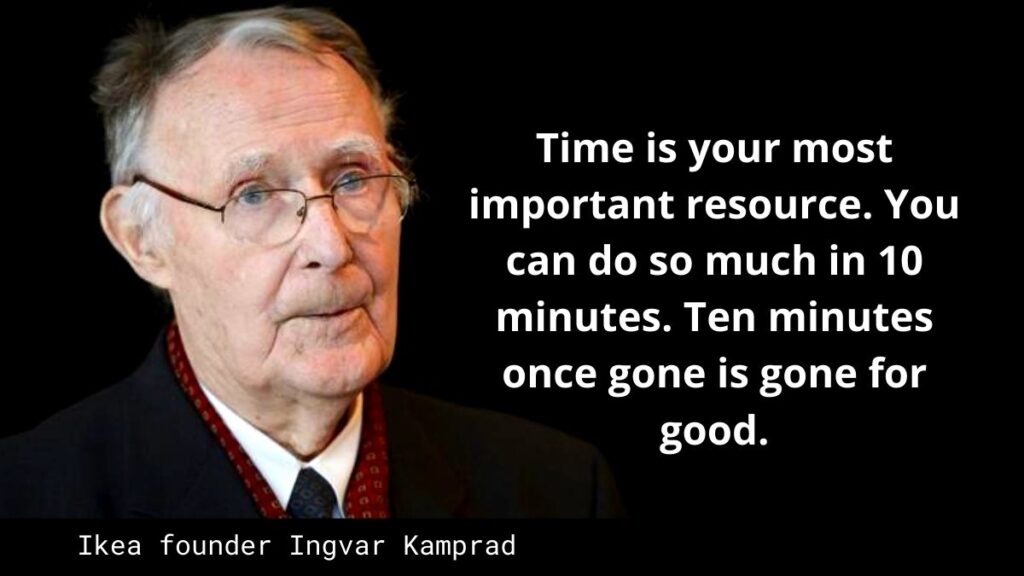 Ikea founder Ingvar Kamprad Quote