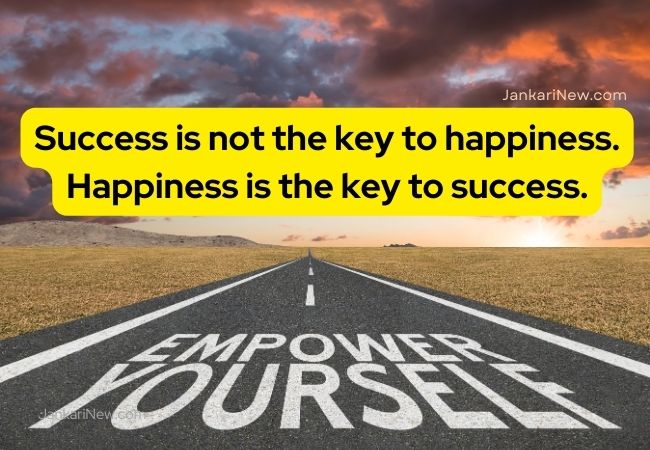 short quote of the day the key to success